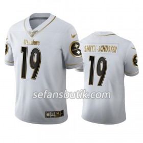 Pittsburgh Steelers Tröjor JuJu Smith-Schuster 19 Nike Vit Golden Edition 100th - Herr